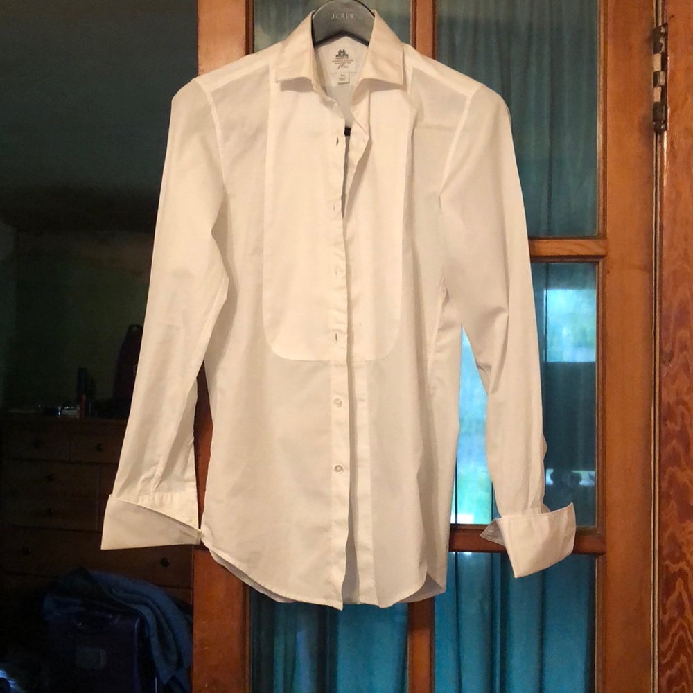 Thomas Mason for J Crew Tuxedo Shirt